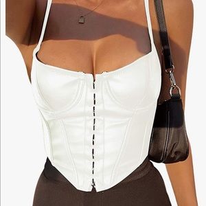 White Corset Top